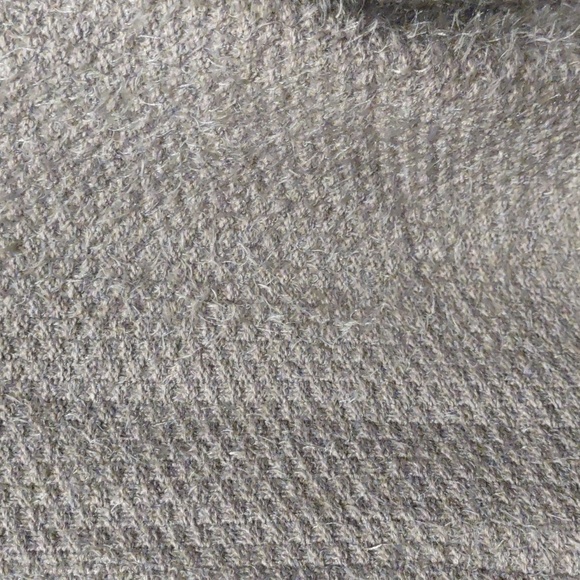Cozy Gray Open-Front Sweater, L - Picture 2 of 10